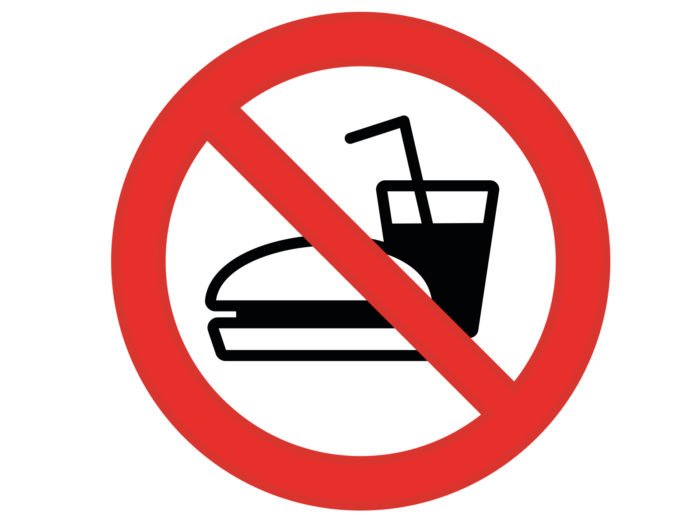 zakaz jedzenia