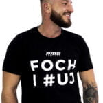 t-shirt czarny FOCH i #UJ 4